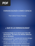 1 Farmacologia Como Ciencia