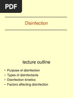 Disinfection