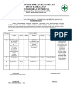 2.1.4.2 Jadwal Pemeliharaan Bukti Pelaksanaan Pemeliharaan