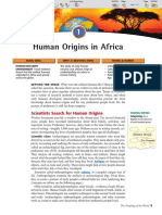 1.1-Human Origins in Africa PDF