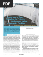 Comparisons of Epoxy Technology For Protective Coatings and Linings in Wastewater Facilities PDF