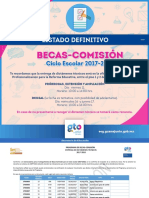 Listado Becas Comisión