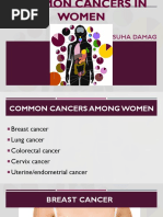 Common Cancers in Women