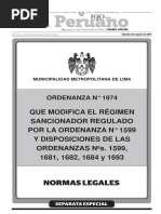 Ordenanza MML N°1974