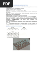 Cómo Hacer Estructuras de Barras Con Papel