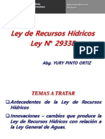 Ley Recursos Hidricos