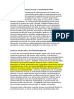 Principales Características Del Sector de La Industria Alimentaria