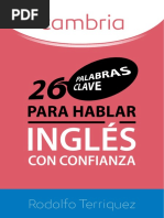 26 Palabras Clave para Hablar Inglés Con Confianza