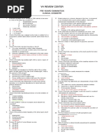 Clinical Chemistry Pre Board Review Exam