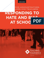 Responding To Hate at School 2017