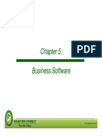 Chapter 5 - Business Software