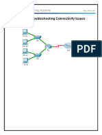 11.4.3.6 Packet Tracer - Troubleshooting Connectivity Issues