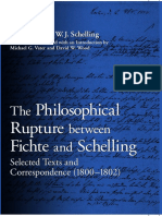 Fichte, Johann Gottlieb; Schelling, Friedrich Wilhelm Joseph Von; Fichte, Johann Gottlieb; Vater, Michael G.; Wood, David W.; Schelling, Friedrich Wilhelm Joseph Von the Philosophical Rupture Between Fichte And