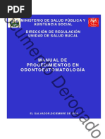 Manual de Procedimientos en Estomatologia (Salud Bucal) PDF