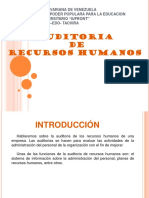 Auditoria de Recursos Humanos