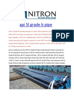 Api 5l Grade B Pipe