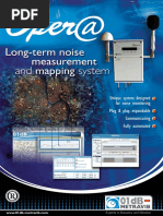 Unique System Designed For Noise Monitoring Plug & Play, Expandable Communicating Fully Automated