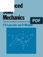 Advanced Solid Mechanics - Theory, Worked Examples and Problems