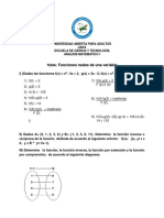 Ejercicio Sobre Funciones