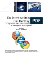 The Internet's Impact On Our Thinking PDF