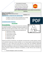 Extraccion y Caracterizacion de Alcaloides en Una Droga Vegetal.