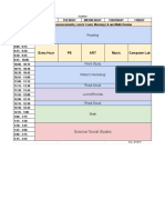 Schedule Xls - Sheet1 1