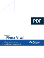 Condiciones Generales Adeslas Plena Vital