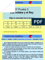 3º Prueba 3: Los Nobles y El Rey