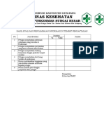 7.1.2.2 Hasil Evaluasi Penyampaian Informasi Di Tempat Pendaftaran