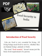 Food Security in India