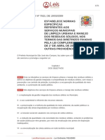 Lei Ordinaria 7815 2009 Sao Jose Dos Campos SP Consolidada (30!05!2012)