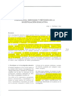 Paradigmas, Enfoques y Métodos en La Investigación Educativa