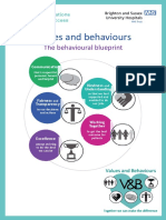 Values and Behaviours: The Behavioural Blueprint