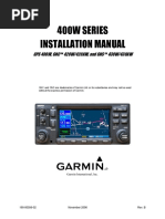 400W Series Installation Manual: Gps 400W, GNC 420W/420AW, and GNS 430W/430AW