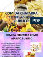 Comida Chatarra Como Asunto Publico