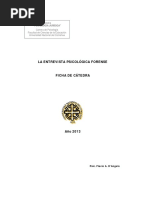 La Entrevista Psicologica Forense PDF