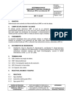 Determinación de Hidroximetilfurfural en Mieles