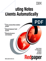 Distributing Notes Clients Automatically: Paper