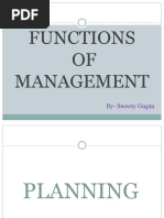 Functions of Management