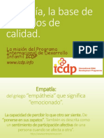 Empatía e ICDP