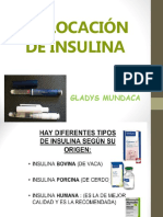 Aplicacion de Insulina