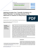 Applying Principles From "Scientific Foundations For Future Physicians" To Teaching Chemistry in The Department of Medicine at Chang Gung University