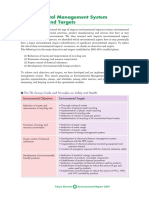 Environmental Management System Objectives and Targets: The TEL Group Credo and Principles On Safety and Health