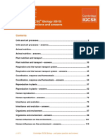 IGCSE BIology Past Year Papers PDF