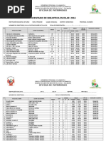 Formato para Inventario de Biblioteca Escolar 2016