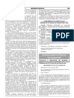 Convocan A Elecciones de Alcaldes y Regidores de Las Municipalidades de Centros Poblados de La Provincia de Huarochirí