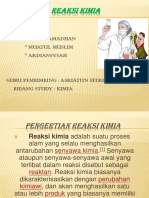 Power Point Reaksi Kimia