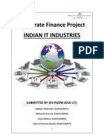 Corporate Finance Report Analysis