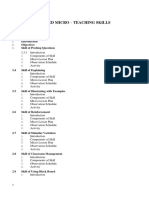 Unit - 2: Selected Micro - Teaching Skills: Structure