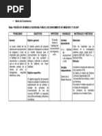 Matriz de Consistencia - Ejemplo 1